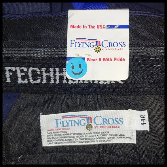 Flying Cross Navy with Blue Stripe Uniform Pants - Picture 4 of 4